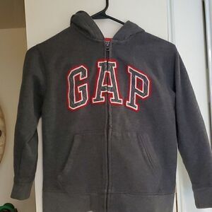Gap Kids zip up lined hoodie jacket